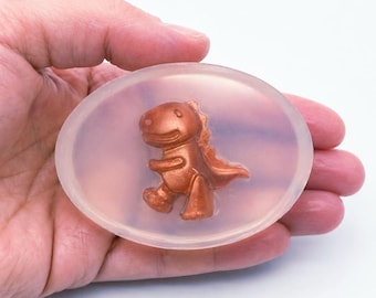 Dinosaur Soap Gift | Cute Kids Soap | Baby Shower Favor | Handmade Goat Milk & Glycerin Soap | Dinosaur Party Favors | Unique Gift