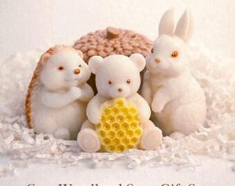 Woodland Goat Milk Soap Gift Set, Baby Shower Present