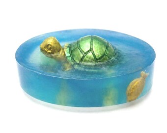 Turtle Soap Gift | Goat Milk Soap Bar | Handmade Fishing Soap | Outdoor Lover Gift | Unique Men’s Gift | Nature Soap