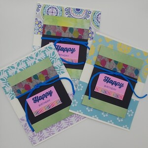 Cartes de voeux faites main de joyeux anniversaire