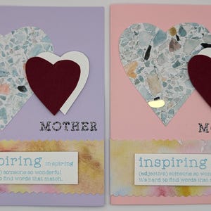 Cartes de voeux inspirantes faites main pour la fête des mères