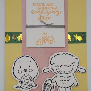 Cartes de voeux faites main entre amis de Pâques
