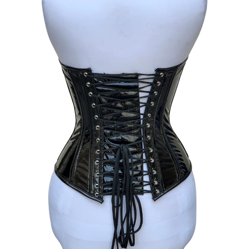 Corset Underbust Women Heavy Duty PVC Waist Training Steel Boned