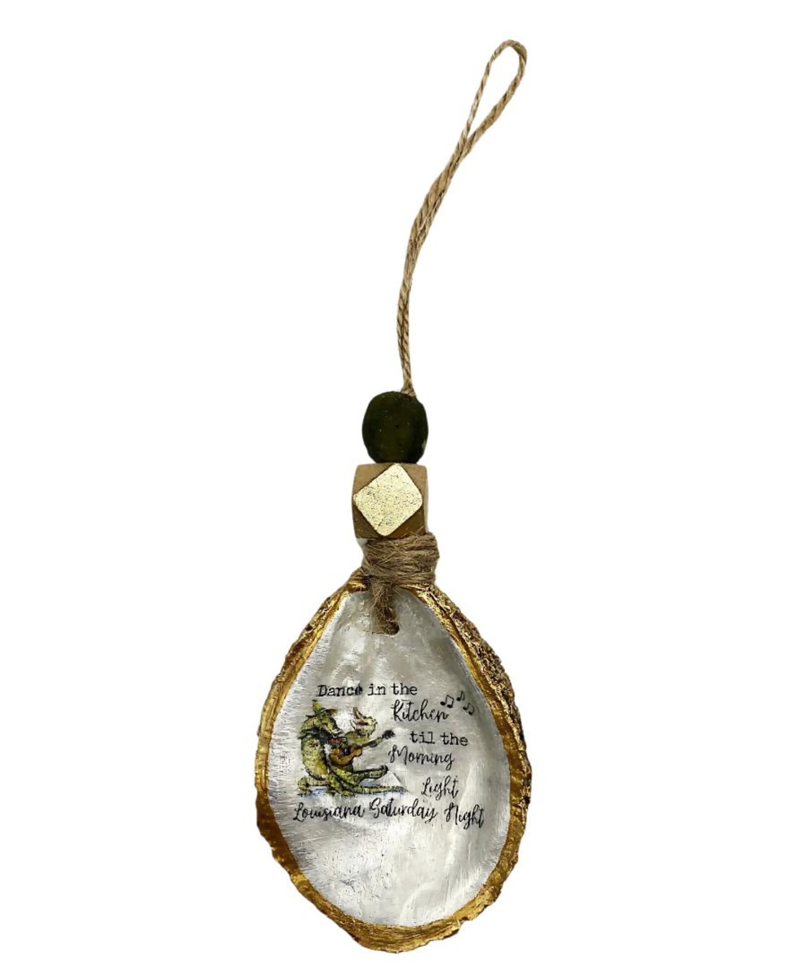 Fais Do Do Louisiana Oyster Shell Ornament Charm - Etsy