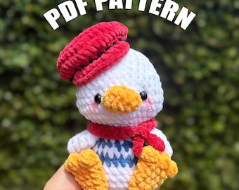 Patron de canard au crochet - Amigurumi de canard à la française PDF