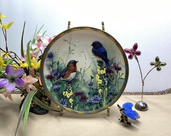 Vintage Lenox 'Summer Interlude' Bird Plate – Nature's Collage Collection (1992)