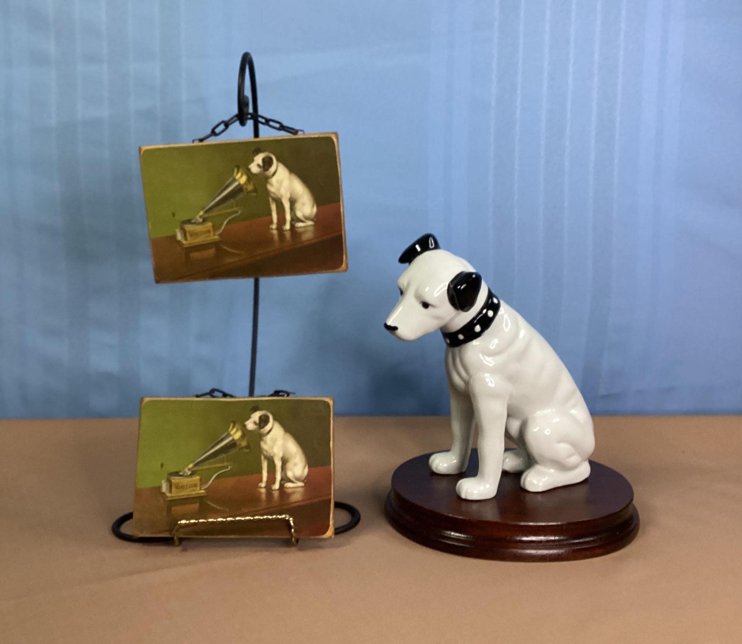 Vintage RCA Victor Nipper Ceramic Dog Figurine/statue 8