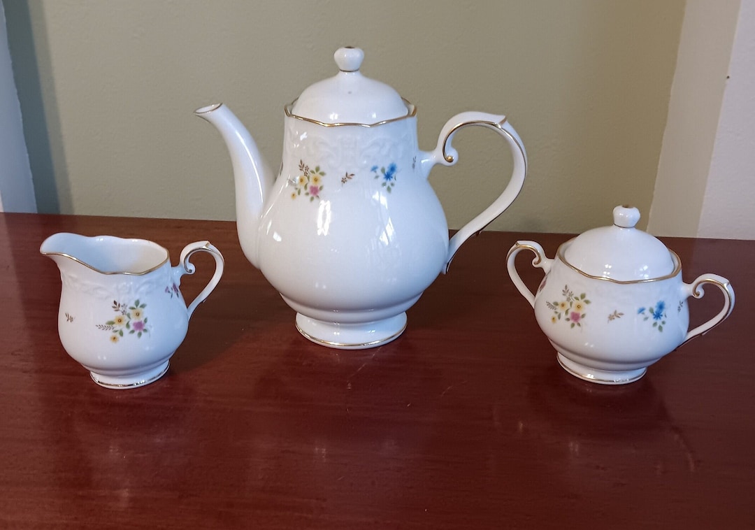 Vintage Noritake Five Piece Tea Set. Etsy