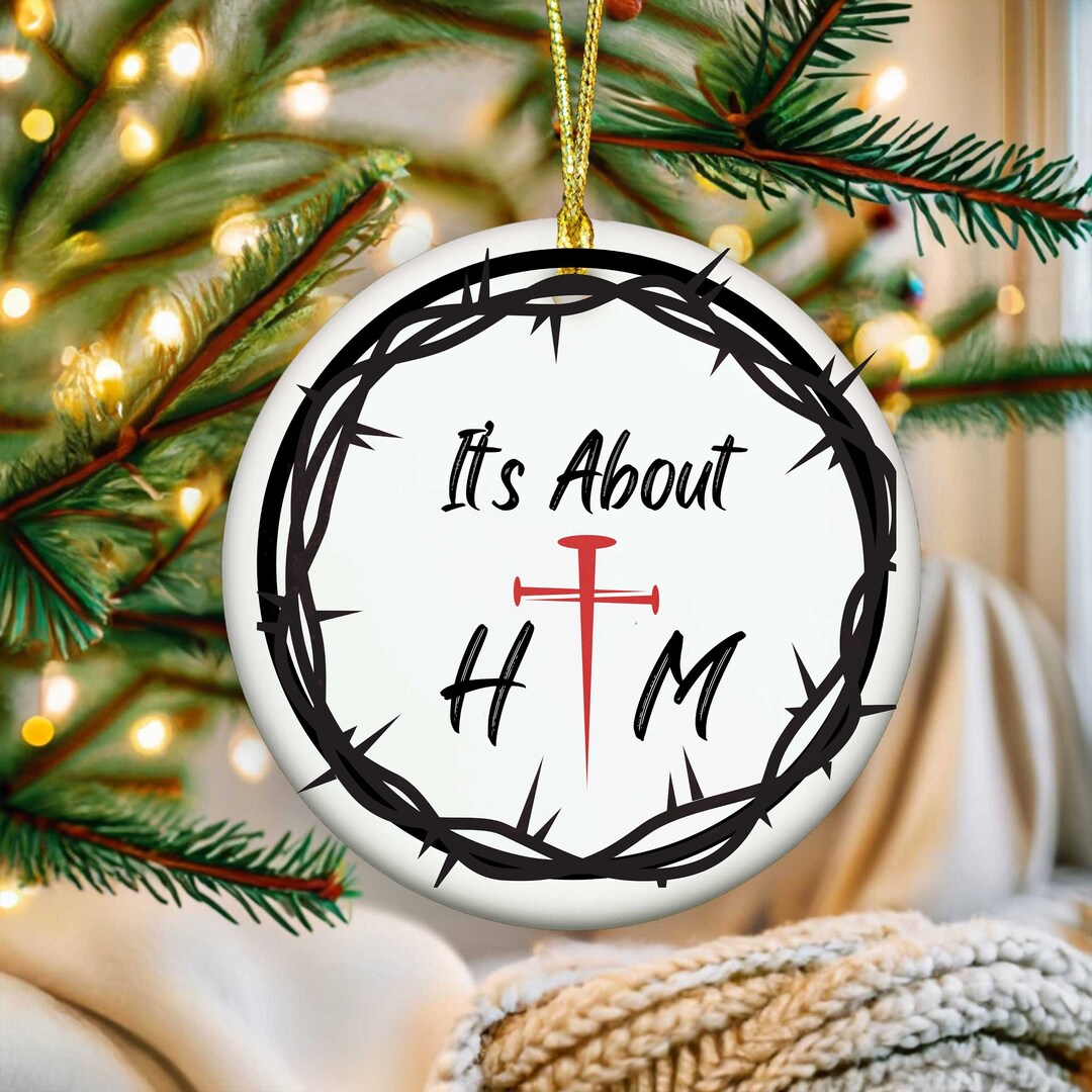 Christmas Ornament Christian Ornament Christian Holiday Etsy