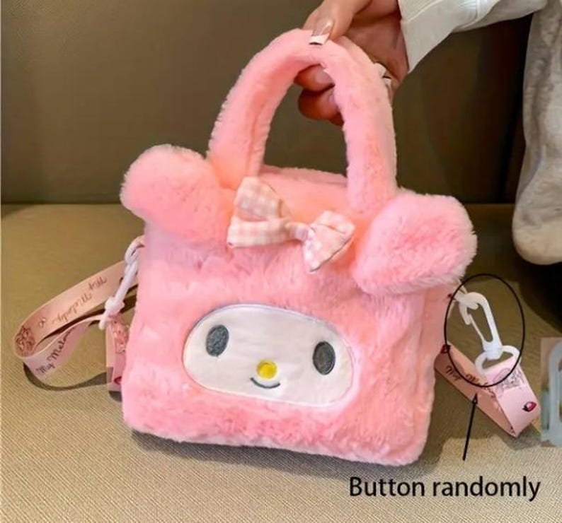 Cute Hello Kitty Pink Purse or Pink Bunny Purse/Backpack/Handbag image 2