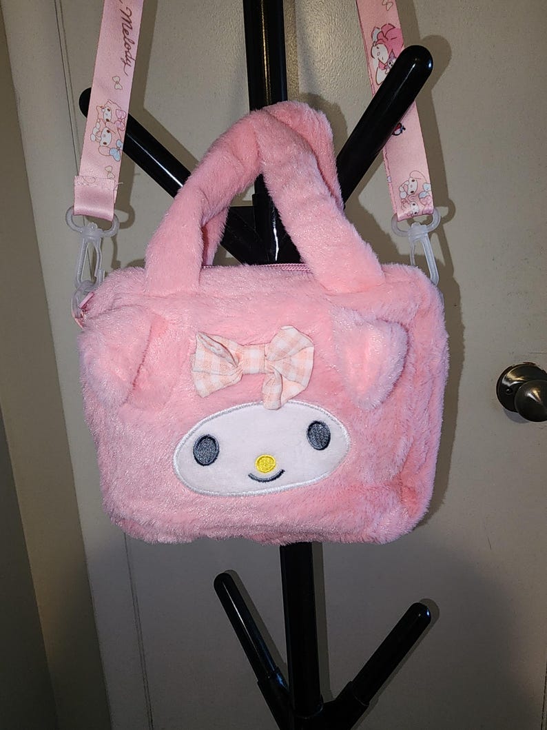 Cute Hello Kitty Pink Purse or Pink Bunny Purse/Backpack/Handbag image 10