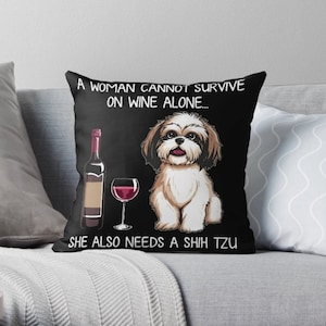 Cute Dog Shih Tzu LoverThrow/Decorative Pillows
