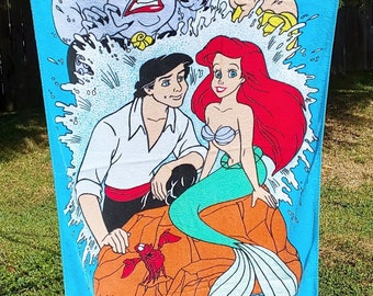 Vintage Disney™ The Little Mermaid Beach Towel