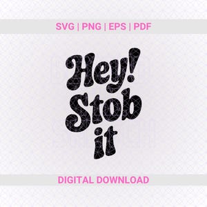 Jin Svg Png / Hey Stob It / Archivos de corte vectoriales / Calcomanía Bts / Kpop Bts Svg / Clip Art Bts / Imprimible