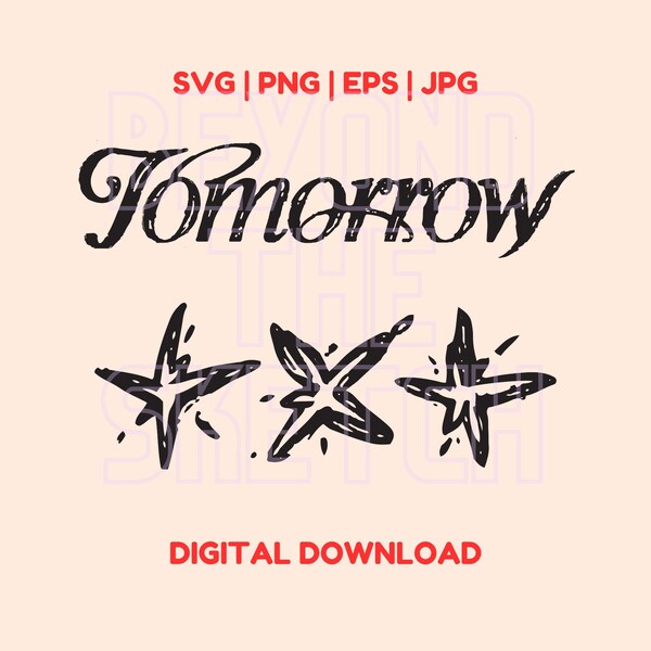 TXT Tomorrow X Together SVG Png Jpg Eps | Txt Svg | Txt Tomorrow | Txt Decal | Tubatu | MOA Sticker | Kpop Svg | Txt Clip Art | Printable