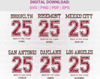 Kpop Hobi na scenie SVG PNG, koszulka Hope, prezent koncertowy dla wojska, grafika Hobi, pliki wektorowe do cięcia, naklejka Hope, do druku