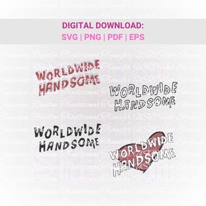 WWH Svg Png, Run Tour Bangtan Decal Sticker, Kpop Concert Gift for Army, Kpop Clip Art, Kpop Bundle Svg, Vector Cut Files, Printable