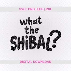Was die Shibal SVG PNG koreanische Wörter lustige trendige Vektordatei für Cricut Silhouette, BTS T-Shirt, Kpop Aufkleber, druckbare Clip Art
