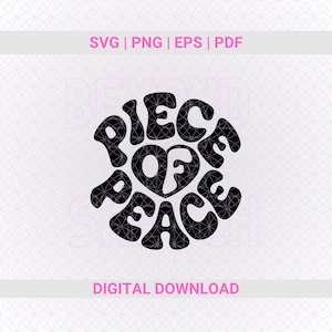 jhope Svg / j-hope Piece of Peace / Kpop Bts Svg / Archivos vectoriales para Cricut y Silhouette / Calcomanía BTS / Clip Art Bts Hobi / Imprimible