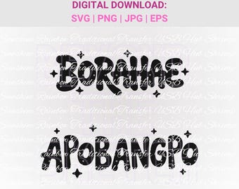 Apobangpo Borahae SVG PNG, I Purple You, Kpop Bundle SVG, ARMY Merch, Kpop Decal Sticker, Vector Cut Files, Clip Art