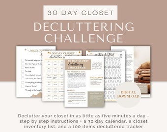 30 Day Closet Declutter Challenge