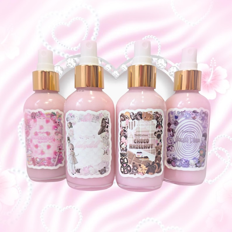 Bruma corporal de ciruela / Perfume a base de agua de ciruela fresca y jugosa, seguro para el cabello / Envase de vidrio / Spray corporal lechoso de larga duración / Sin alcohol / Aroma frutal imagen 5