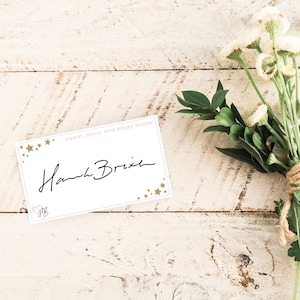 Signierte Buch Platte von Hannah Brixton - von der Autorin signierter Exlibris-Aufkleber, handsignierter Einleger mit Signatur der Autorin