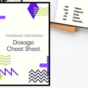 Promemoria per il tecnico di farmacia: codici di firma, dosaggio, ecc.