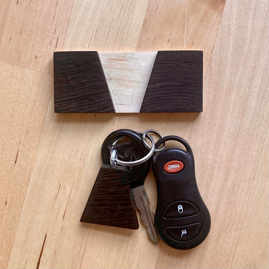 Wood Key Rack and Matching Fob-wenge - Etsy