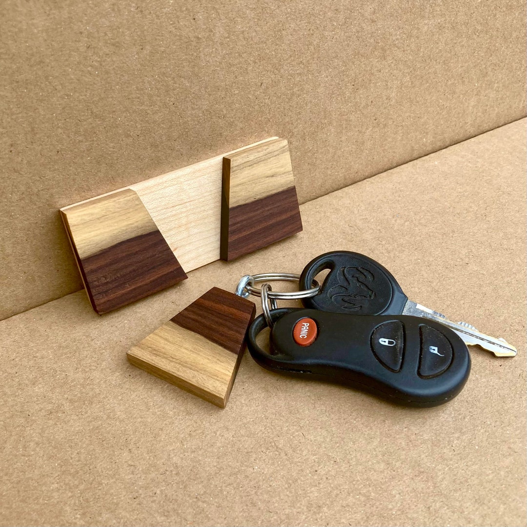 Wood Key Rack and Matching Fob-bolivian Rosewood - Etsy