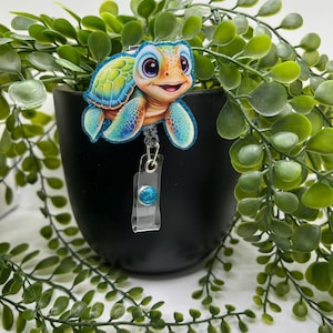 Sea Turtle badge Reel