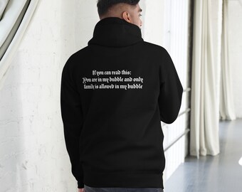 Sarcasm Too Close Unisex Hoodie Introvert