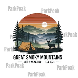 Great Smoky National Park png Great Smoky Mountains png ,  Nature Lovers png, Hikers, Campers – HIking Gift, Camping Shirt U227