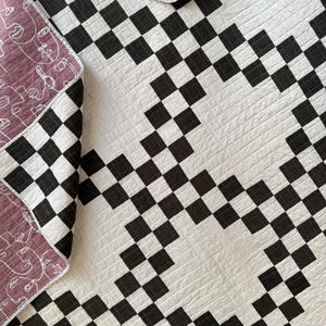 Patrón de edredón de doble cadena irlandesa (4 tamaños, apto para principiantes)