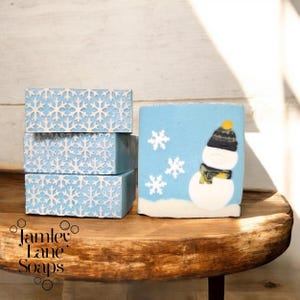Snowflake Soap Impression Mat: Custom Soap Making Supplies image 2