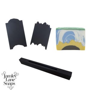 Sunflower Soap Scraper with Guide, Custom Soap Making Tool