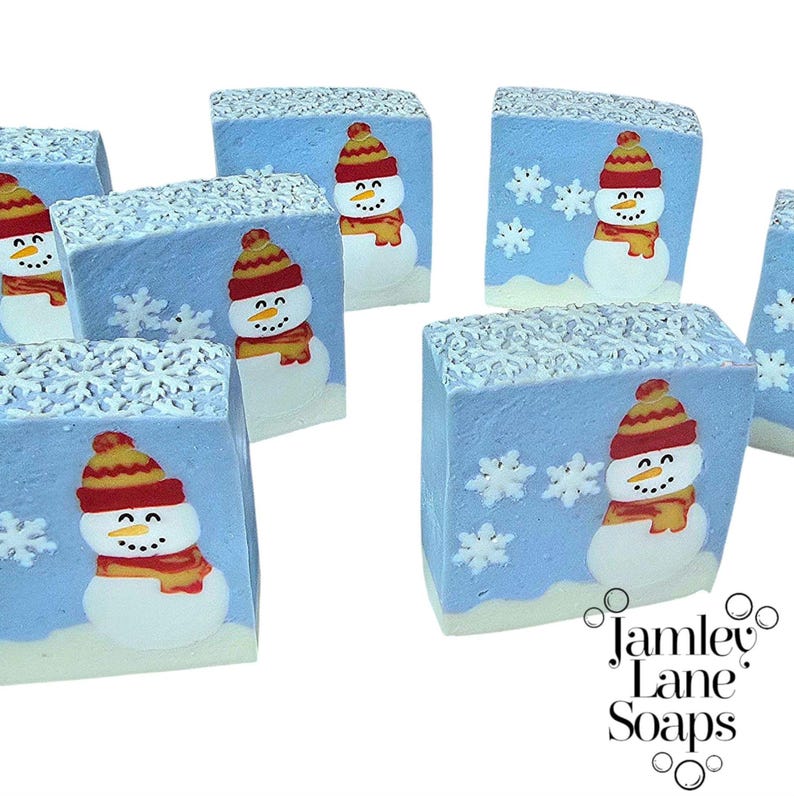 Snowflake Soap Impression Mat: Custom Soap Making Supplies image 4
