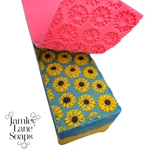 Sunflower Soap Impression Mat: Custom Soap Making Supplies