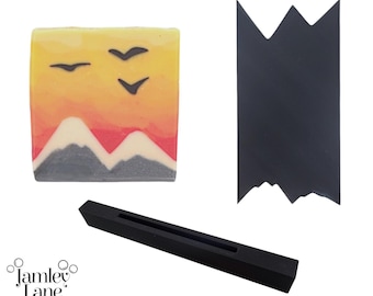 Mountain Scene Soap Scrapors: Specialtillverkningstillbehör för tvål