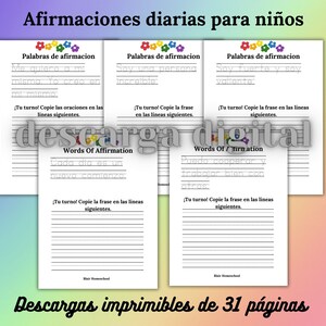 Palabras de afirmacion (Spanish Version)