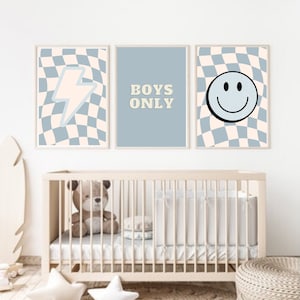 Boys Only Digital Download, Checkered Digital Art