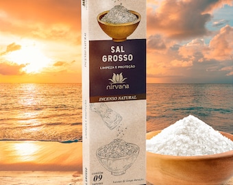 Coarse Salt Natural Incense from Brazil - Traditional Line