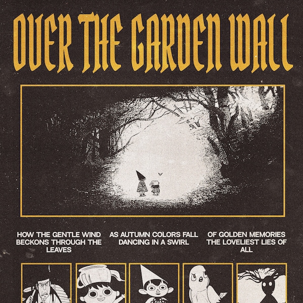 Over the Garden Wall Poster - Digital Download