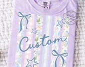 Custom Word Grandmillennial Coquette Preppy PNG Design, Coquette Stripes Clipart, Preppy Custom Digital Download, Shirt Sublimation ORIGINAL