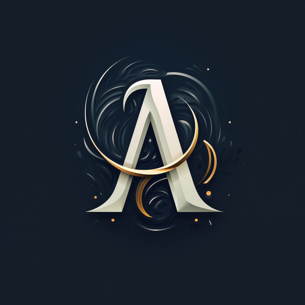 Stylish Alphabet Letter A Design Unique Capital A Creative Decorative 