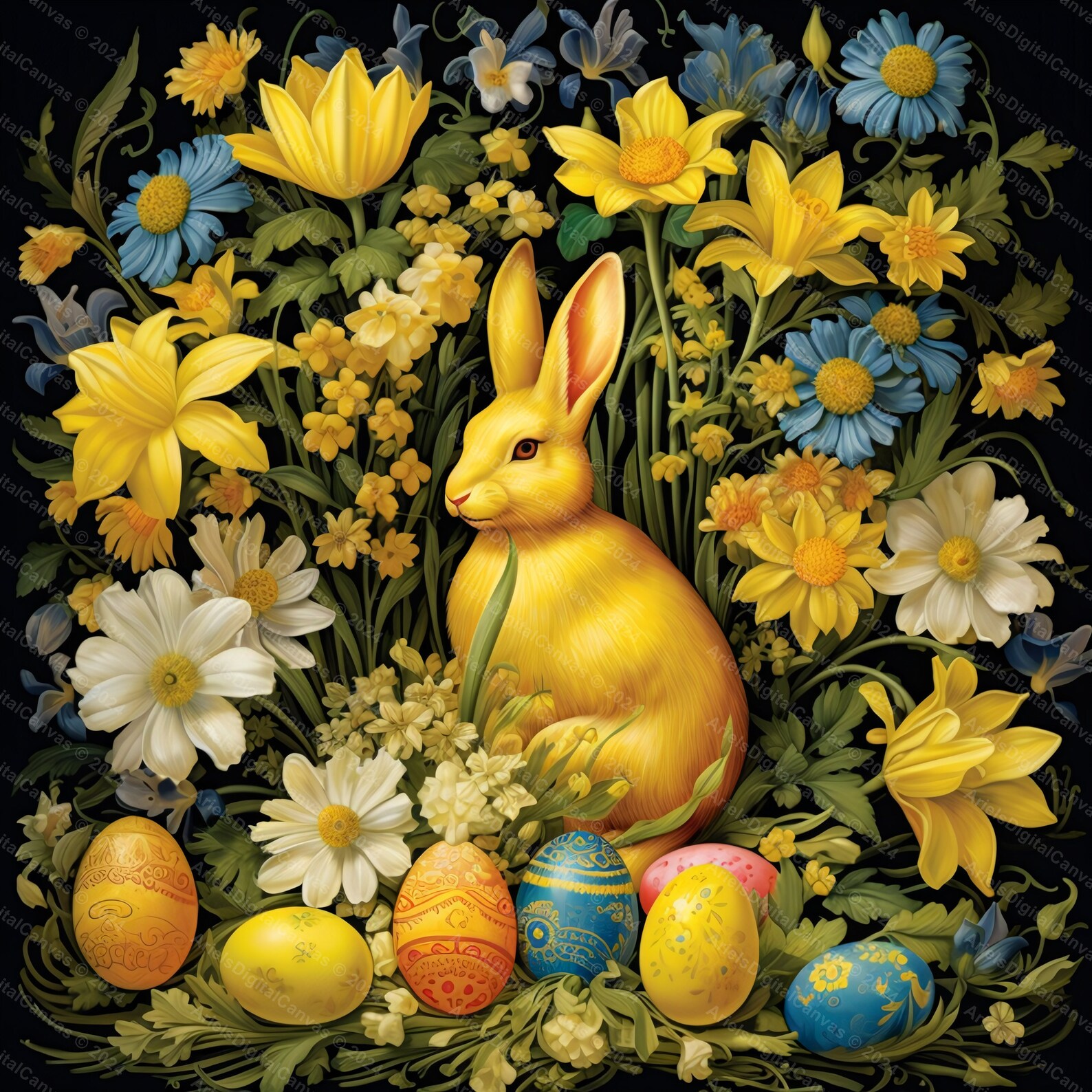 Easter Egg Digital Paper Printable Scrapbook Paper Easter Cards Digital ...