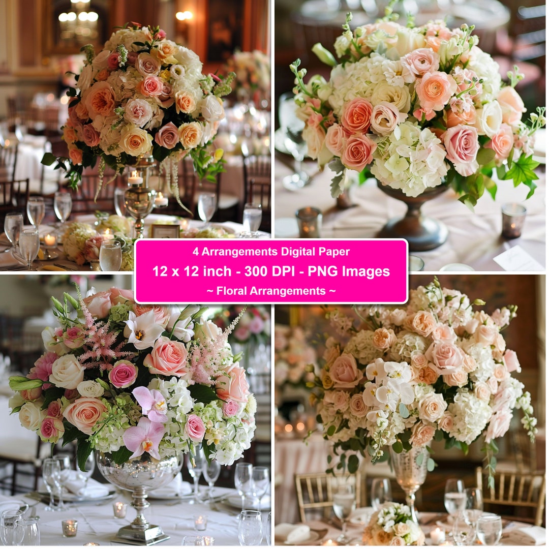 Elegant Wedding Table Centerpiece Design - Etsy
