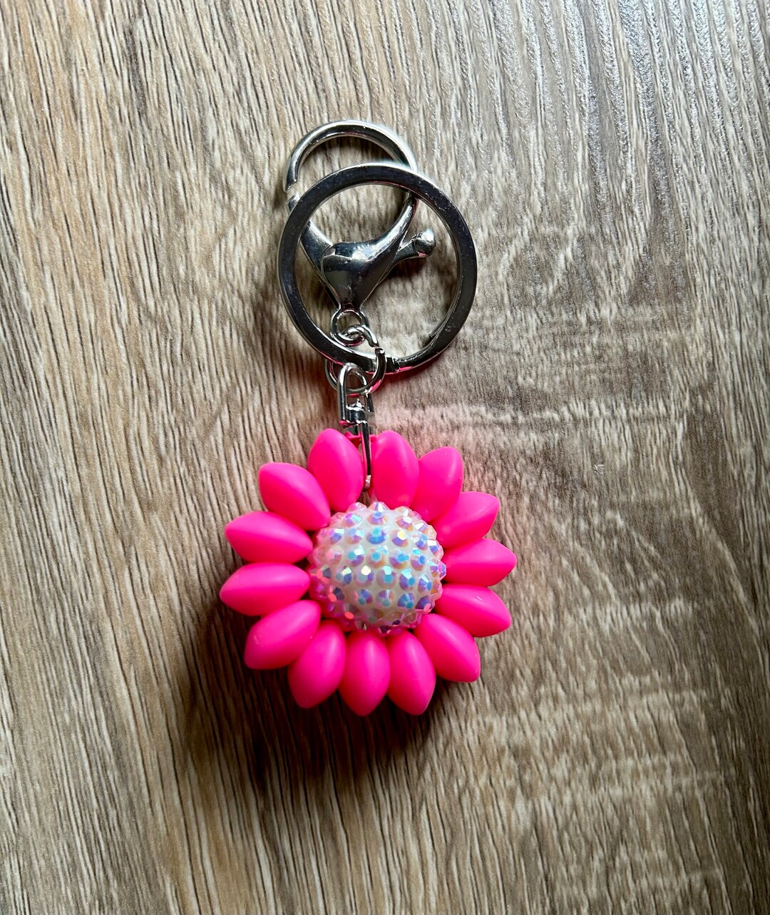 Flower Keychains - Etsy
