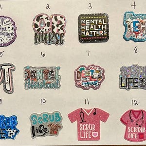 Acrylic Flatbacks 1 Professional (Please purchase a minimum of any 5 acrylic flatback only.)