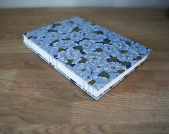 Handgemaakt koptisch steekdagboek – leergebonden notitieboek, platliggend schetsboek, reisdagboek, kunstdagboek, cadeau voor schrijvers en kunstenaars